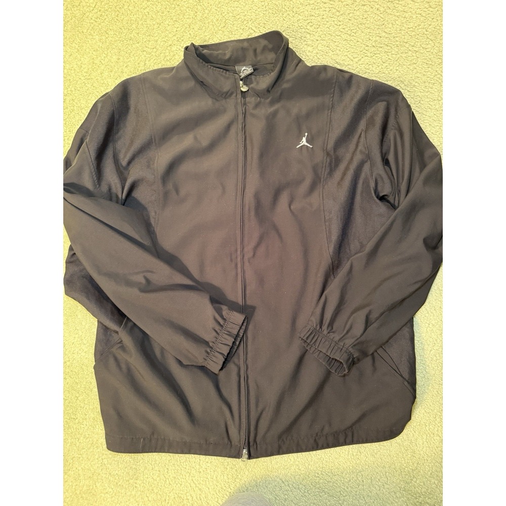Jordan Brand  Mesh Lined Full Zip Active Jacket  Black Men 3XL